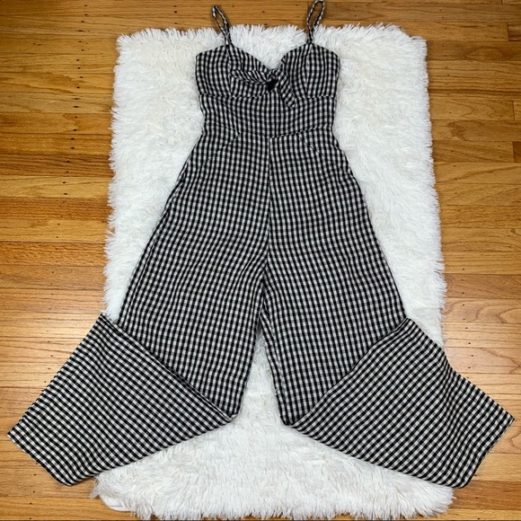Reformation Pants - Reformation Plaid Jumpsuit Size 0
